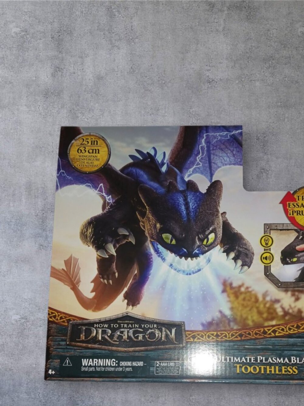 How to Train Your Dragon Ultimate Plasma Blast Toothless 25" Dragon NEW